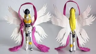 How to make ANGEWOMON from DIGIMON/ Polymer Clay Tutorial