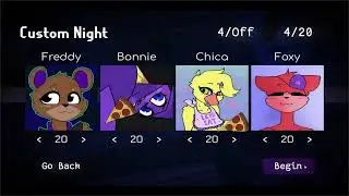 Five Nights at FuzzBoob's Definitive Edition 4/20 mode completed