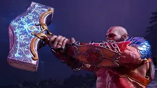Thor Sends Jormungandr Back In Time / Kratos VS Thor Final Boss Fight - God of War Ragnarok PS5