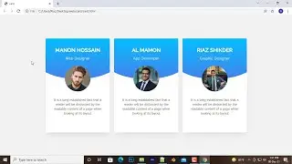 CSS Responsive Card Hover Effects | How To Create Simple CSS Card