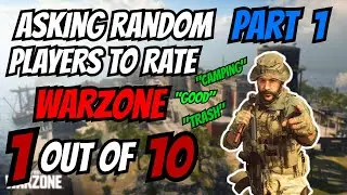 Asking Random Warzone Players to Rate Warzone and tell me Why (Solid Responses) PART 1