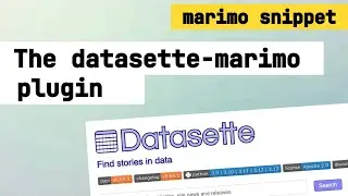 marimo for datasette users