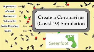Covid-19 Social Distancing Simulation Tutorial - Greenfoot