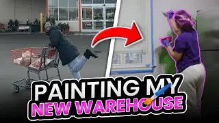 Meet My New Work Space| Painting my New Warehouse| SuesyCoils