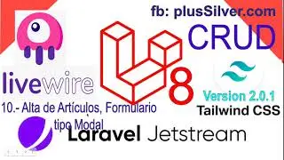 11.- TALL Alta de registros con modal livewire, CRUD Laravel, Jetstream-Livewire