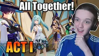 EVERYONE'S HERE! | A Parade Of Providence Full Story ACT 1 REACTION | Genshin Impact 3.6