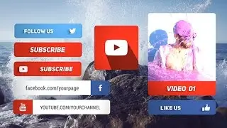 Modern Social Media Lower Thirds /// After Effects Template