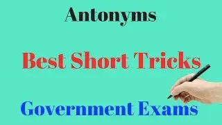 Antonyms With Hindi Meaning || Antonyms Short Trick ||
