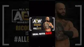 FORMER WWE SUPERSTAR RICOCHET SIGNS WITH AEW!! #wwe #aew #ricochet #aewallin