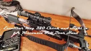 Excalibur Mag 340 Crossbow Check and Sight in 2024