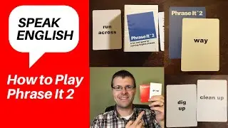 How to Play Phrase It 2 Expansion English Card Game for Teaching and Language Arts Learning