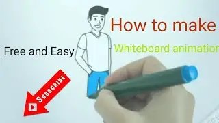 How to make Whiteboard animation video //How to make Whiteboard animation video without videoscribe