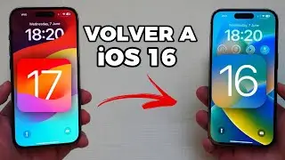 Como BAJAR ios 17 a 16 / volver de ios 17 a ios 16