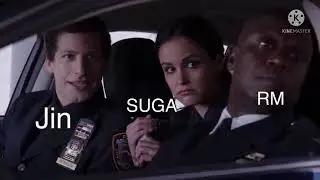 BTS as Brooklyn Nine-Nine