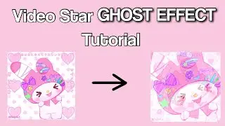 ⭐️ FREE Video Star GHOST EFFECT Tutorial  |  fairiella