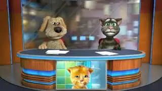 Talking Tom And Ben News Sings Gummy Bear Part 2