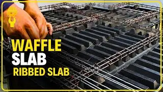 What is waffle slab? Construction Process - Ribbed Slab