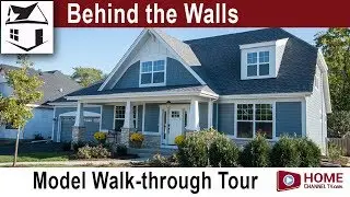 Behind the Walls S1 - Ep 8 | Custom Home Walk-through Tour of Airhart's Custom Home Model