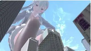 Giantess | crush the city | added sound
