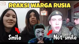 Reaksi warga Rusia ketika melihat hacker anonymous main ome tv🔥||ome tv internasional!!!