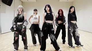 LE SSERAFIM - 'EASY' Dance Practice Mirrored (Moving ver.)