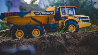 3D printed Volvo A30G Added to the fleet - First test in dirt !