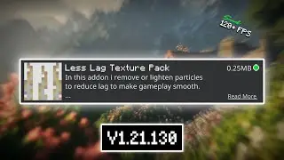 Less Lag Texture Pack For MCPE 1.21+ | Fps Boost Texture Pack 🔥