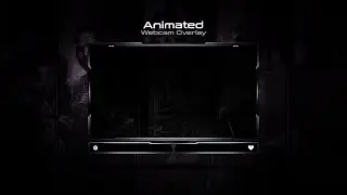 Minimalistic Animated Webcam Overlay Template || Stream Overlay Templates 2023