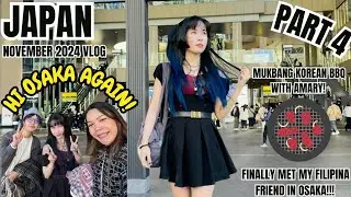 JAPAN VLOG NOV 2024 - OSAKA FOR THE 2ND TIME