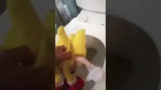 when you get stuck in a toilet