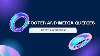 Responsive Portfolio Landing Page Html CSS JavaScript |CSS part10| Footer Section 