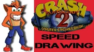 Crash Bandicoot Speed Drawing