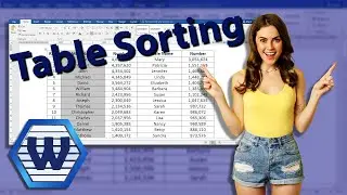 How to sort a table on Microsoft word | Microsoft office | Online Learning