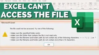 [SOLVED] Microsoft Excel File Could not be Accessed | Windows 10, Windows 11 | Hobi IT
