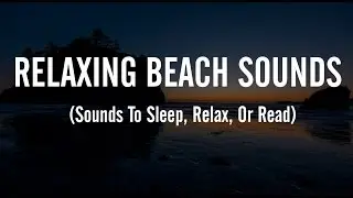 🌊 CRASHING WAVES & SEA GULLS  (Sounds To Sleep, Relax, Or Read)