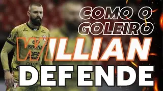 Aprenda como o Goleiro Willian defende no gol | by @foot4k-shorts  #futsal #goleiro #gk