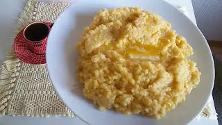Millet porridge with pumpkin in milk
