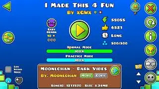 Geometry Dash 2.1 I made this 4 fun (easy demon free) By xGWx