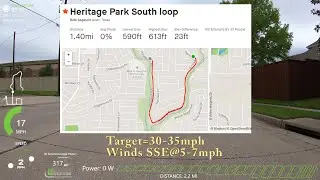 Heritage Park South Loop Strava KOM April 5 2020