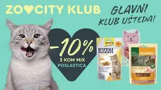 ZOOCITY KLUB: -10% NA 3 PAKIRANJA POSLASTICA
