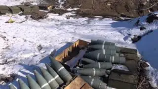 Дебальцево. Опорные позиции возле Чернухино