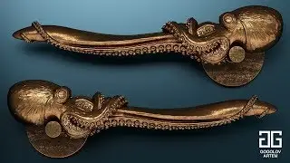 №55. Моделирование дверной ручки 