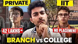 GOOD BRANCH VS GOOD COLLEGE FOR JEE/ENGINEERING | IIT lower Branch vs NIT Top Branch