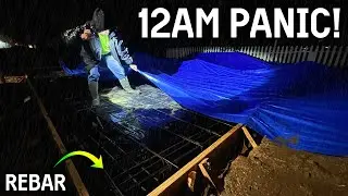 Concrete Pour NIGHTMARE! We Weren’t Prepared for This..