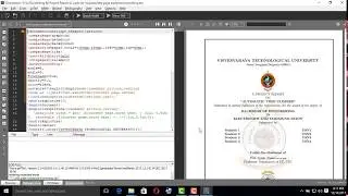 VTU Project Report - Installing LaTex for the first time