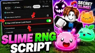 Slime RNG Script Keyless | AutoFarm • ServerLuck • AutoRebirth (MAY 2026)