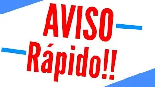 Aviso Rápido Galera!!