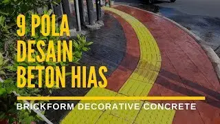 9 Desain Pola Beton Hias untuk Trotoar serta Driveway (Regal, Ashlar, Woodplank, Fish Scale, Dll)