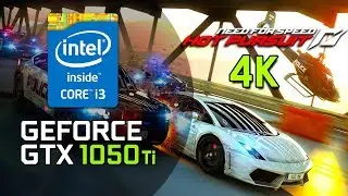 Need for Speed Hot Pursuit - GTX 1050 Ti + i3 3220 - 8GB RAM - 2160p [4K MAX Settings]