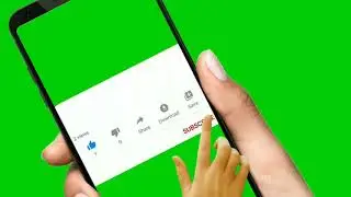 Like Subscribe & press bell icon green screen //// green screen gen